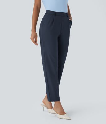 Halara Flex™ DayStretch High Waisted Pocket Ankle Length Tapered Work Pants