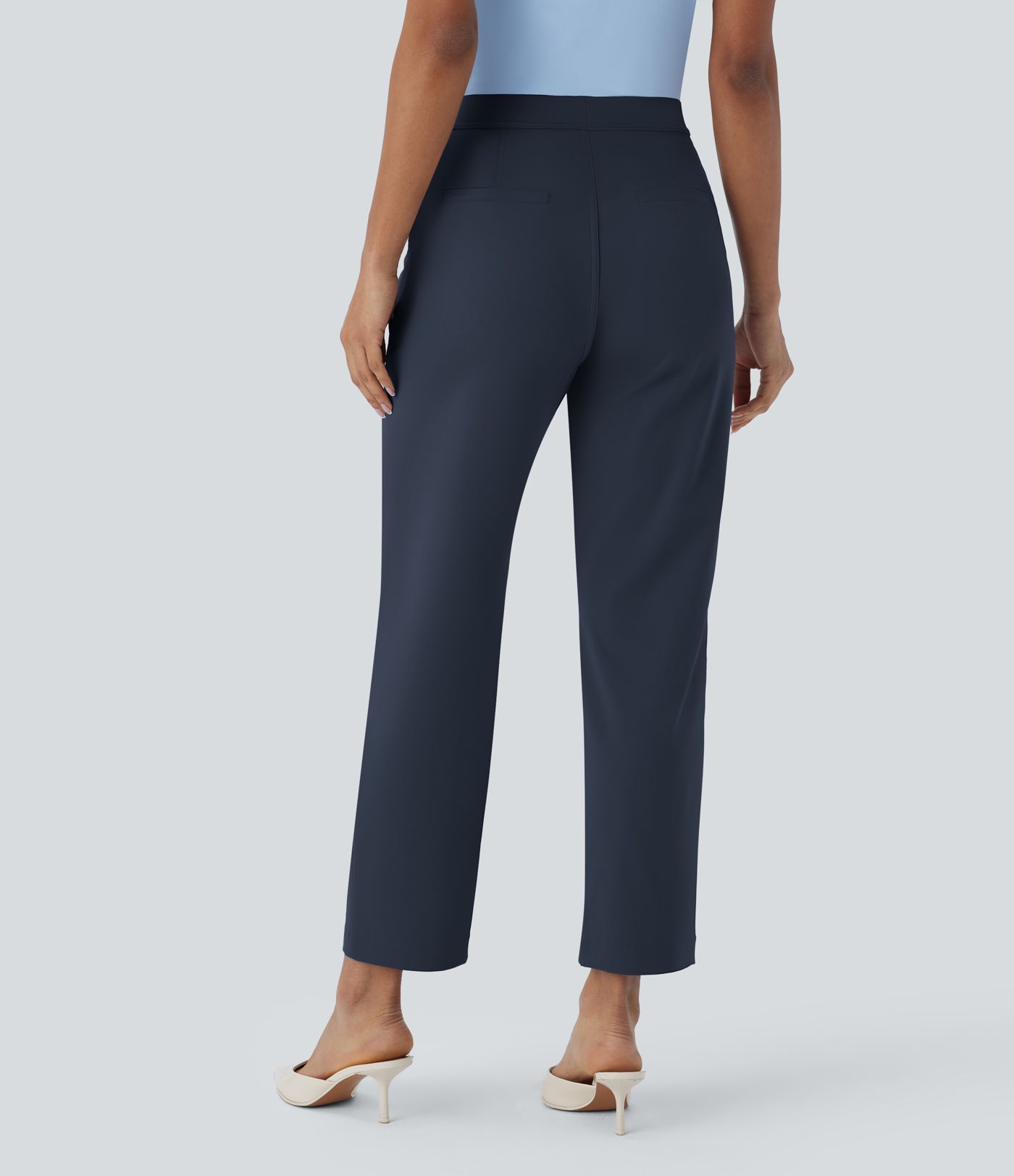 Halara Flex™ DayStretch High Waisted Pocket Ankle Length Tapered Work Pants