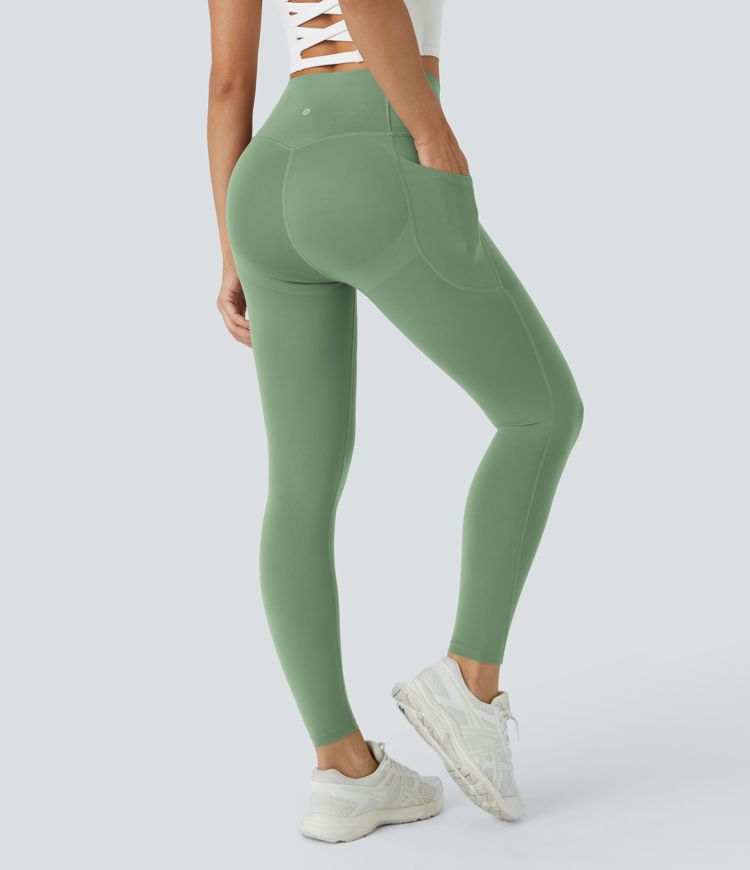 Halara UltraSculpt™ SoCinched High Waisted Butt Lifting Tummy Control Side Pocket Shaping Workout Leggings