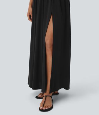 Pocket Flowy Maxi Dress