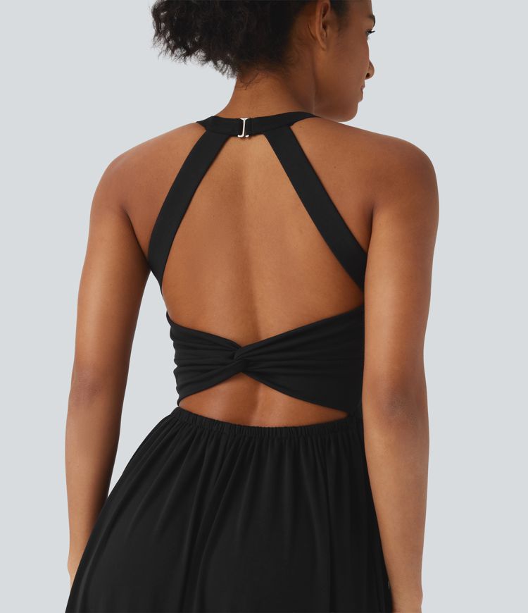 Pocket Flowy Maxi Dress