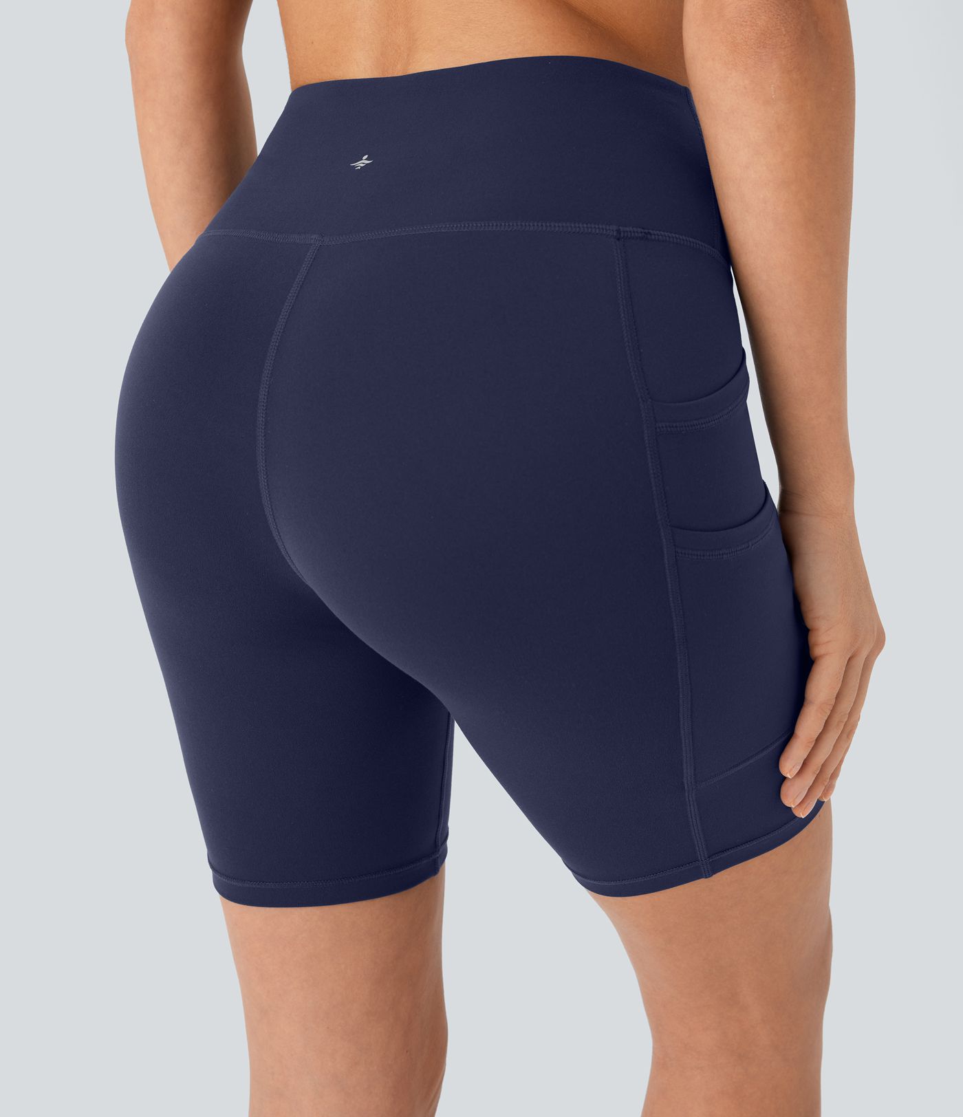 Pantalón corto Softlyzero™ yoga ciclista tiro alto bolsillo doble 17.5cm -UPF50+