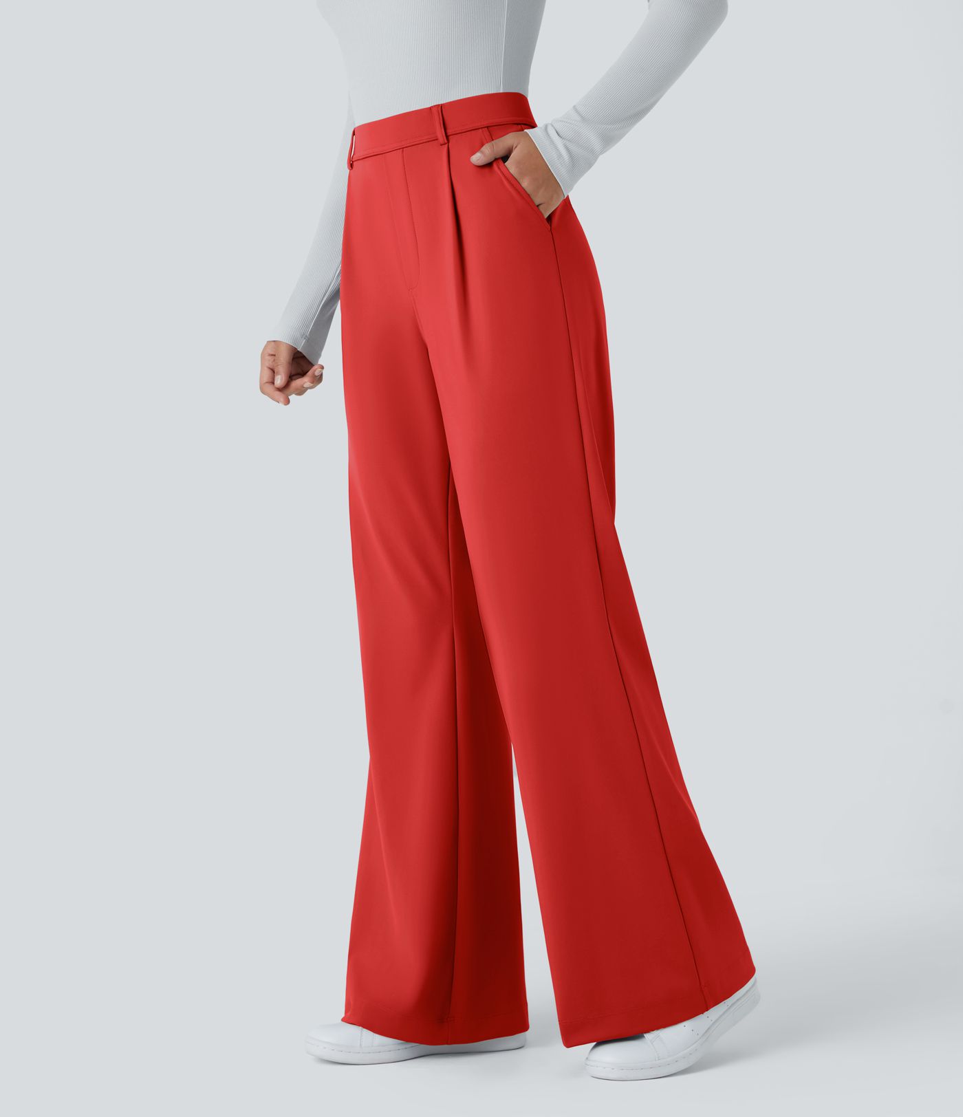 Halara Flex™ High Waisted Pocket Women Suit Flare Work Pants