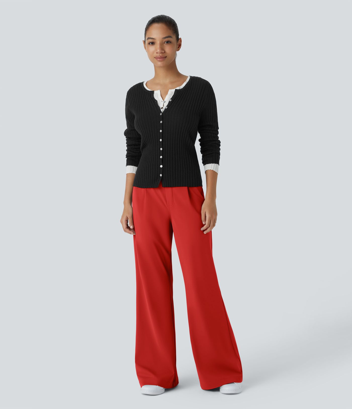 Halara Flex™ High Waisted Pocket Women Suit Flare Work Pants