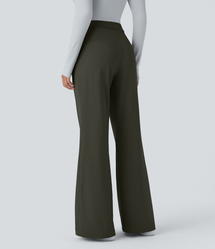 Halara Flex™ DayStretch High Waisted Pocket Work Flare Trousers