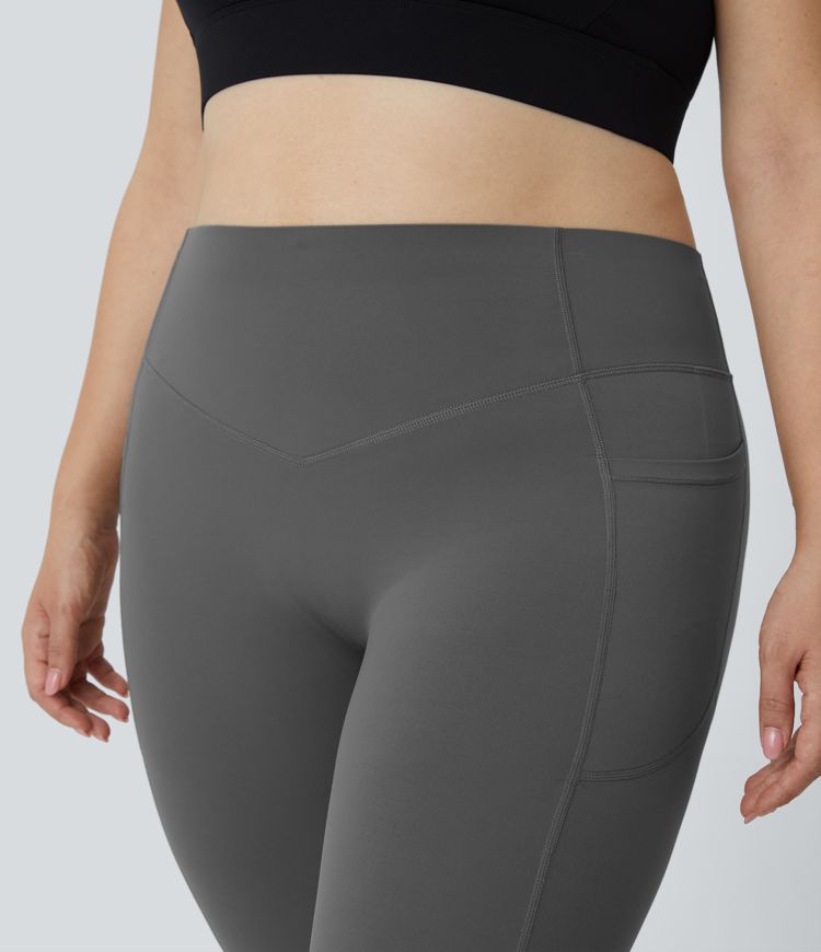 Halara UltraSculpt™ High Waisted Scrunch Butt Lifting Tummy Control Pocket Shaping Training Plus Size Leggings