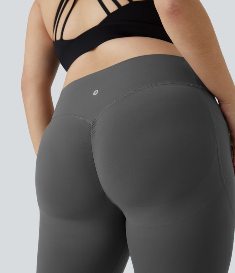 Halara UltraSculpt™ High Waisted Scrunch Butt Lifting Tummy Control Pocket Shaping Training Plus Size Leggings