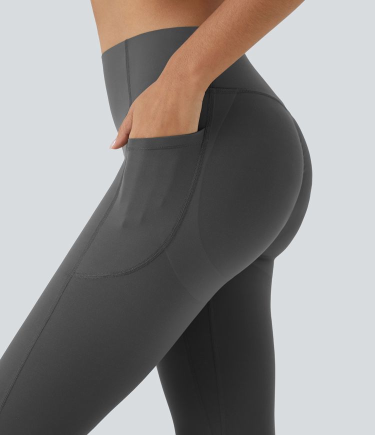 Halara UltraSculpt™ High Waisted Scrunch Butt Lifting Tummy Control Pocket Shaping Capri Training Leggings