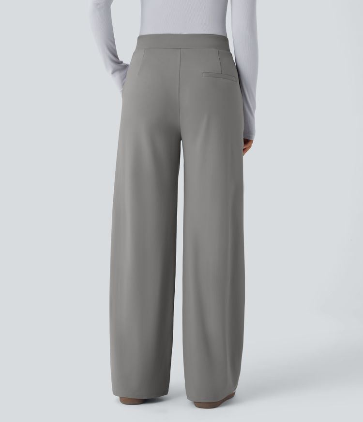 Halara Flex™ Mid-High Waist Side Pocket Work Pants