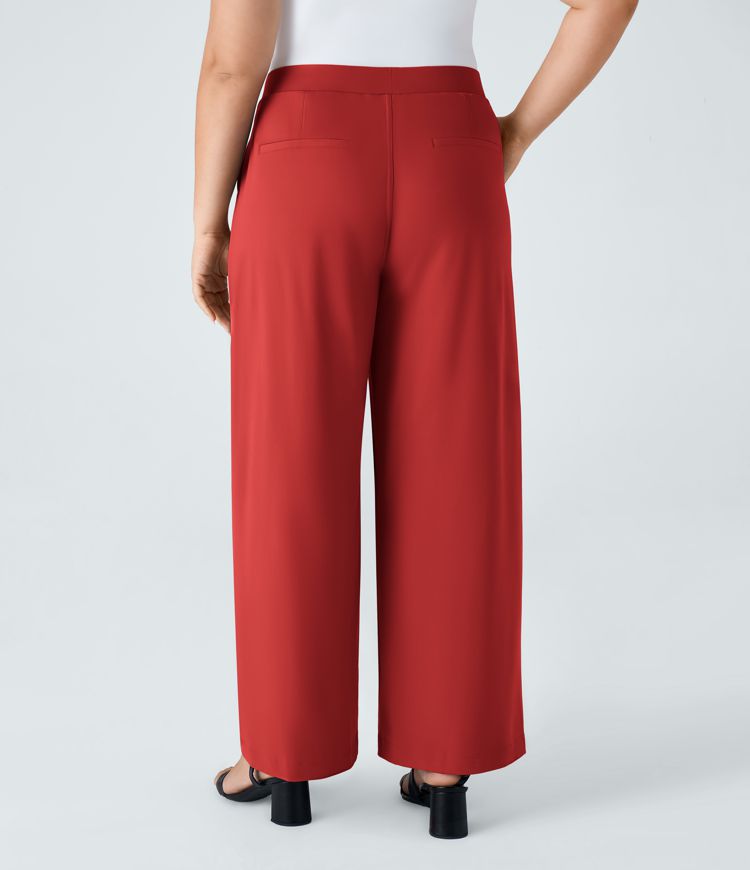 Halara Flex™ DayStretch High Waisted Pocket Straight Leg Work Plus Size Pants