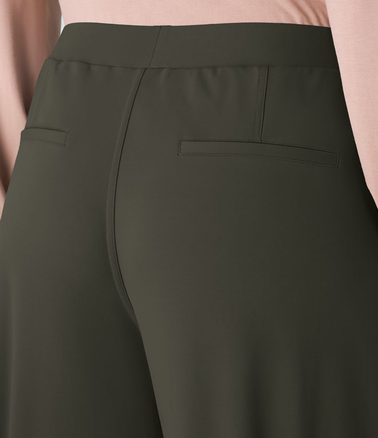 Halara Flex™ High Waisted Pocket Women Straight Wide Leg Baggy Suit Work Plus Size Pants