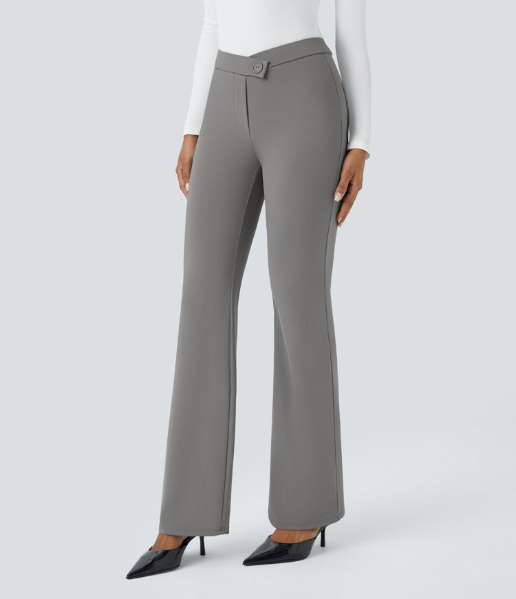 Halara Flex™ V Shaped High Waisted Decorative Pocket Work Pants