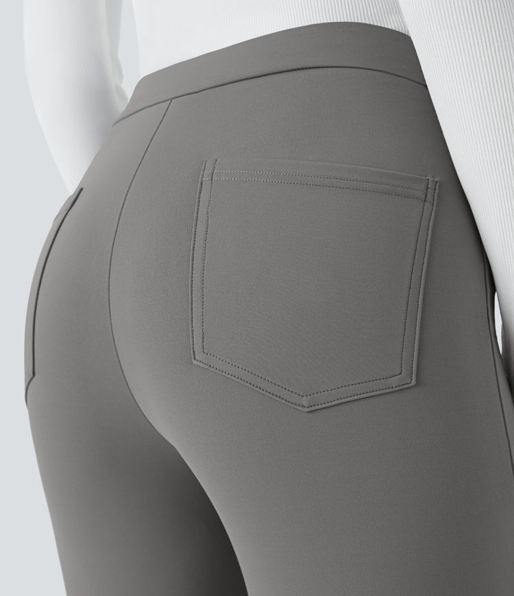 Halara Flex™ V Shaped High Waisted Decorative Pocket Work Pants