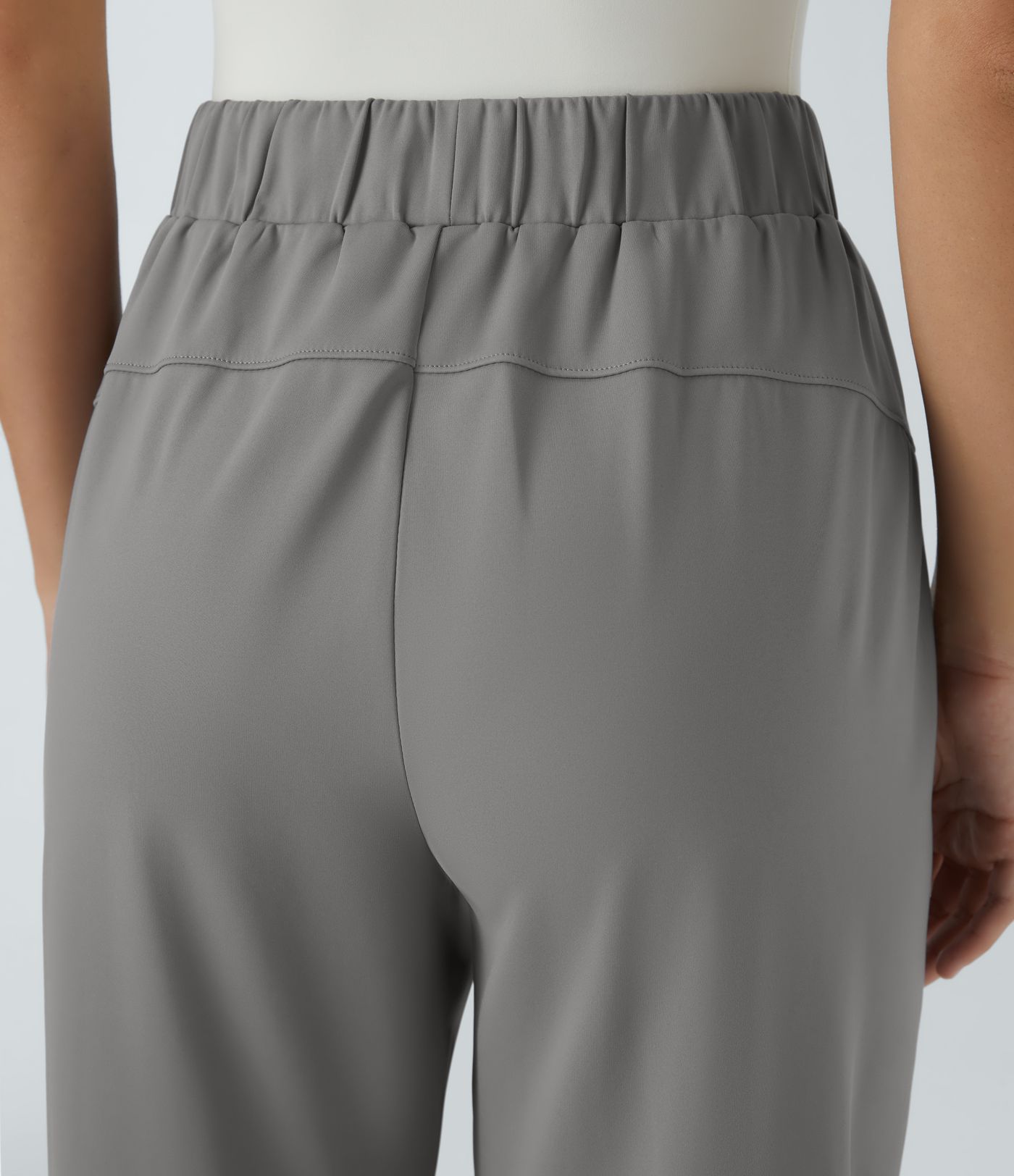 Halara Flex™ DayStretch Mid Rise Drawstring Pocket Work Trousers