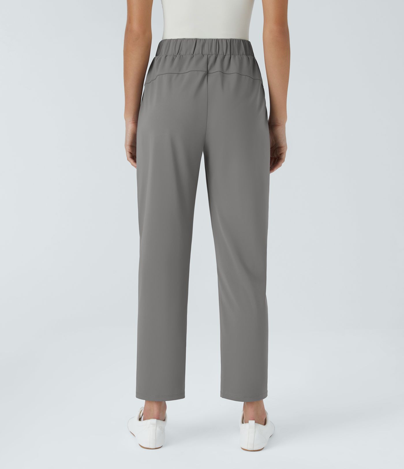 Halara Flex™ DayStretch Mid Rise Drawstring Pocket Work Trousers