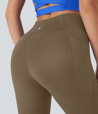 Softlyzero™ Crossover Capri-Leggings mit hohem Bund
