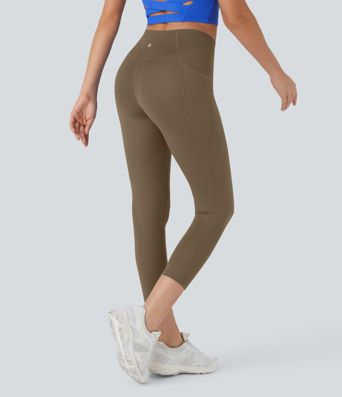 Softlyzero™ Crossover Capri-Leggings mit hohem Bund