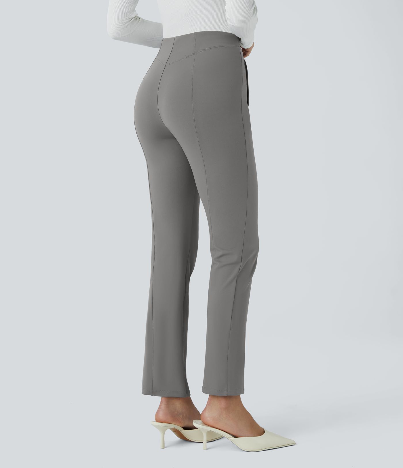 DayStretch Halara Flex™ High Waisted Side Zip Pocket 7/8 Work Trousers