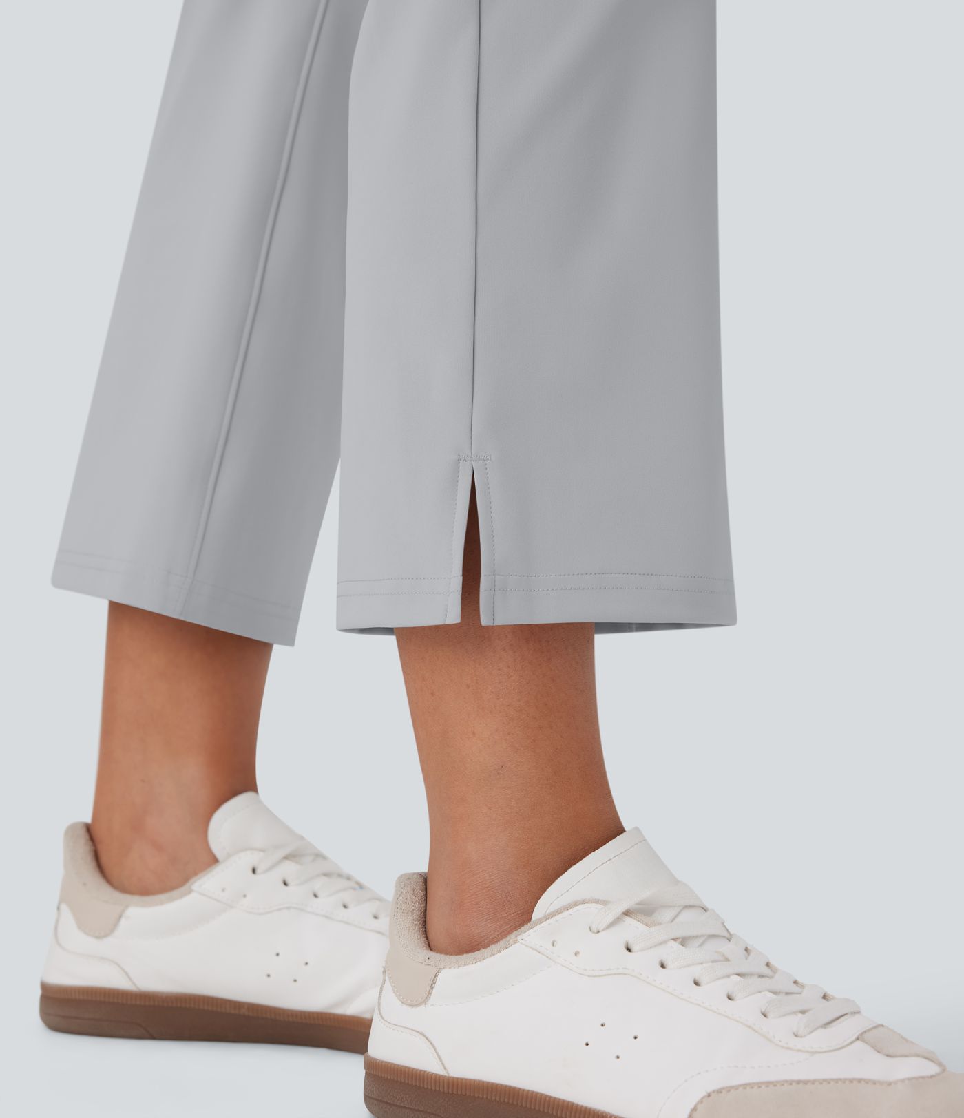 High Waisted Pockets Quick Dry Golf Bootcut Pants-Golf Tee Pocket-UPF40+