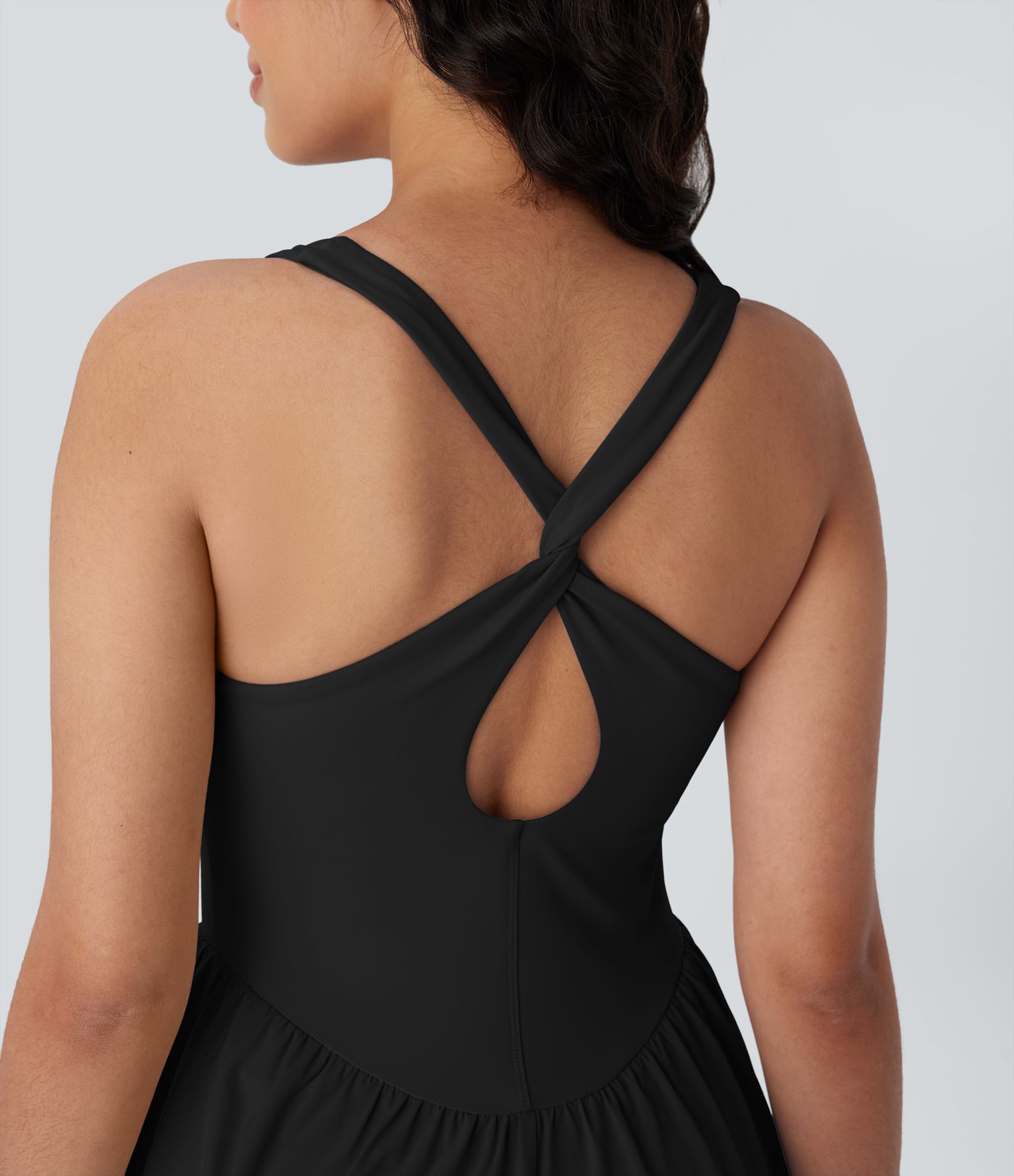 Breezeful™ Corset 2-in-1 Pocket Mini Quick Dry Flowy Pickleball Active Dress-Longer Legnth