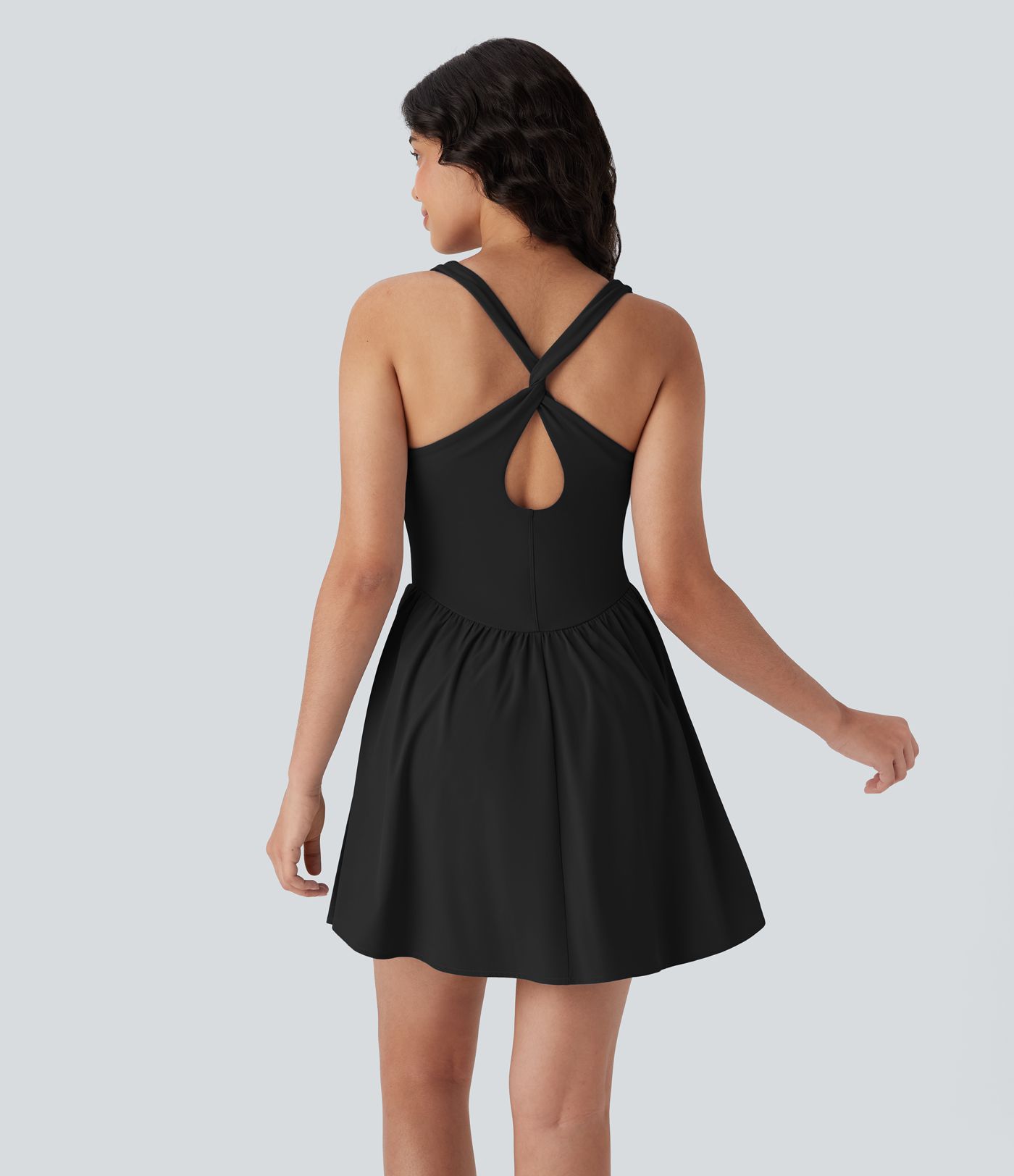 Breezeful™ Corset 2-in-1 Pocket Mini Quick Dry Flowy Pickleball Active Dress-Longer Legnth