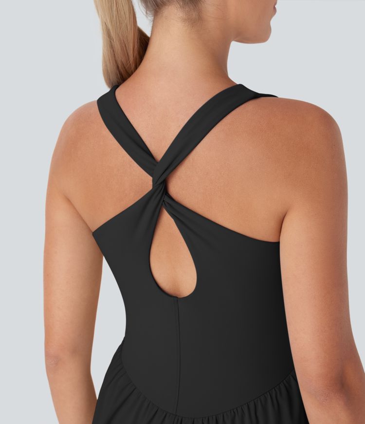 Breezeful™ Corset 2-in-1 Pocket Mini Quick Dry Flowy Pickleball Active Dress D-F Cups