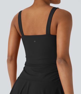 SoftlyZero™ Airy 2-in-1 Pocket Cool Touch Flare Micro Mini Dance Active Dress