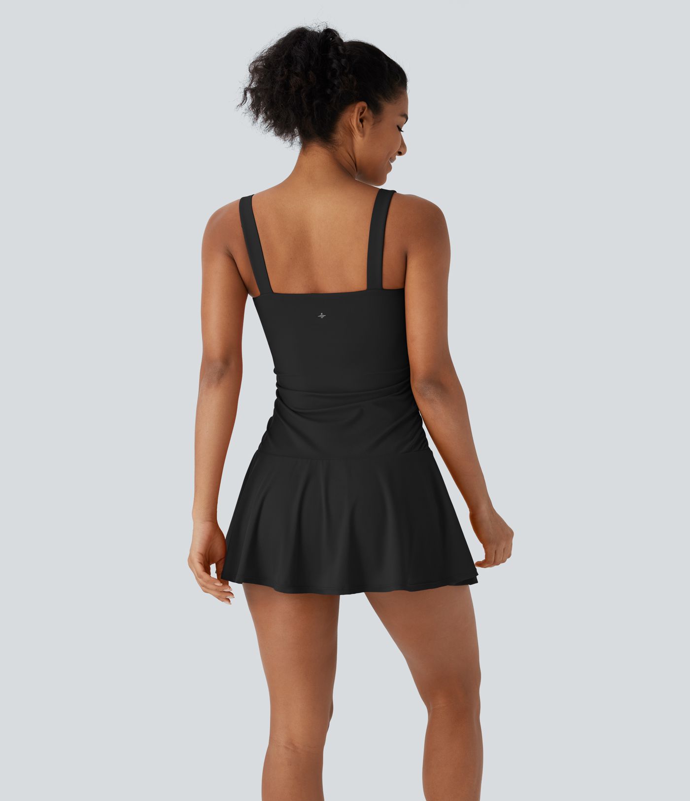SoftlyZero™ Airy 2-in-1 Pocket Cool Touch Flare Micro Mini Dance Active Dress
