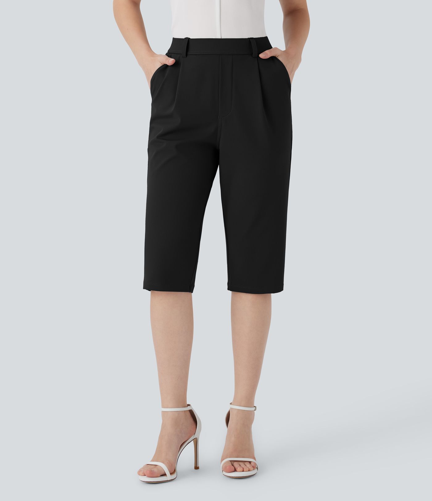 Halara Flex™ DayStretch High Waisted Pocket Tapered Work Pedal Pusher Pants