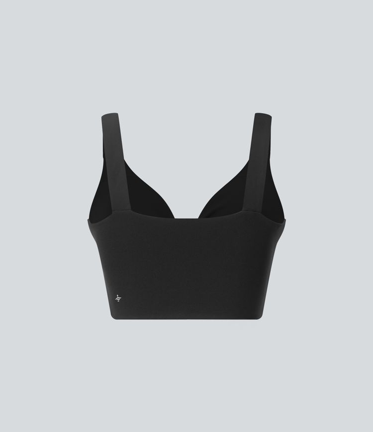 SoftlyZero™ Airy Low Support Cut Out Cool Touch Yoga Sports Bra E-G Cups-UPF50+