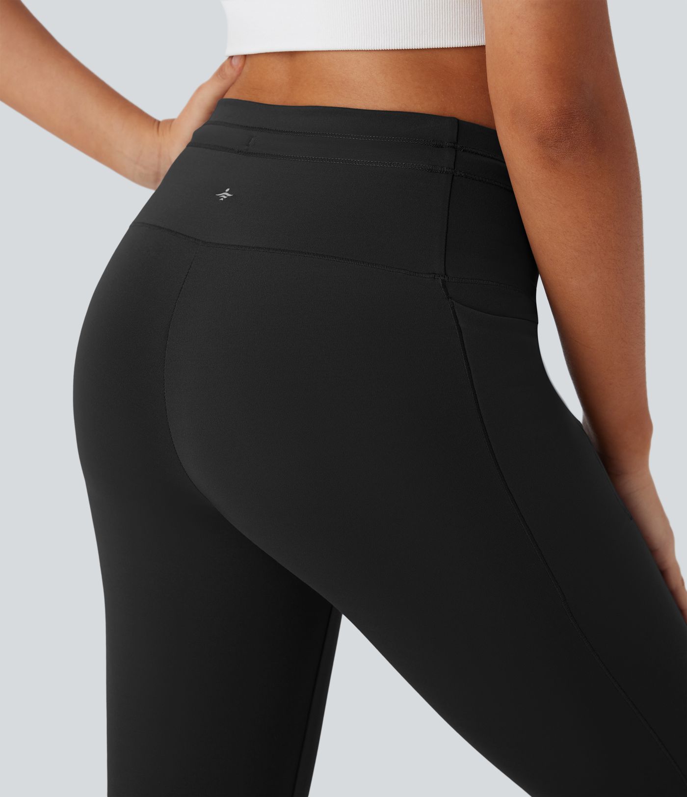 DayStretch High Waisted Drawstring Pocket Skinny Cropped Yoga Pants