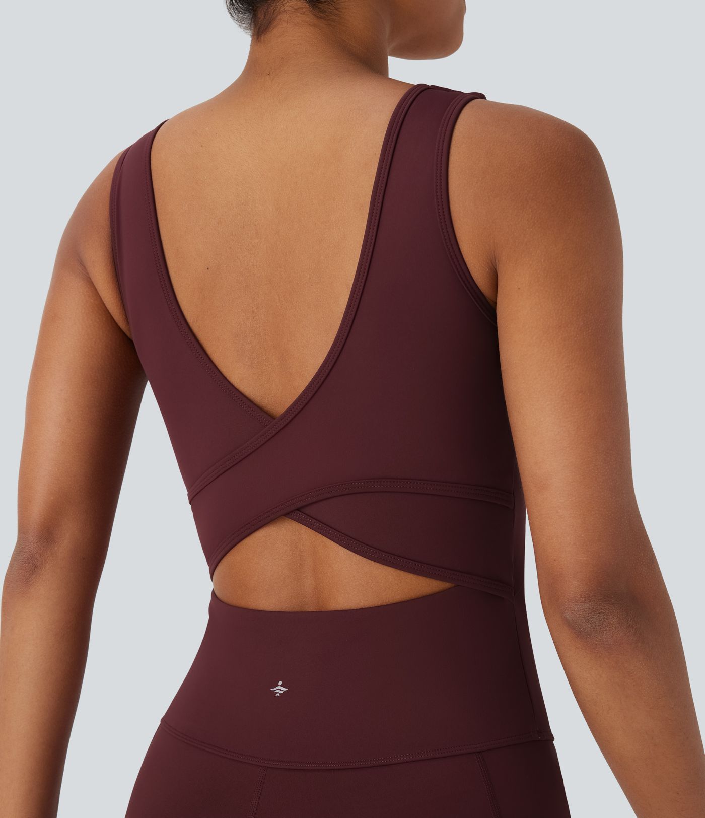 SoftlyZero™ Airy Cut Out Pocket Cool Touch Yoga Romper-UPF50+