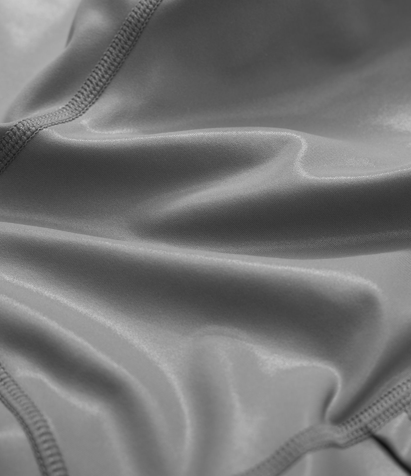 Shorts de yoga de cuero sintético de tiro alto y bolsillos laterales de 10,6cm de longitud