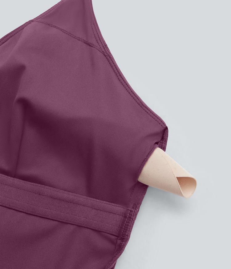 Breezeful™ Pocket Tapered Quick Dry Casual Slip Jogger Jumpsuit