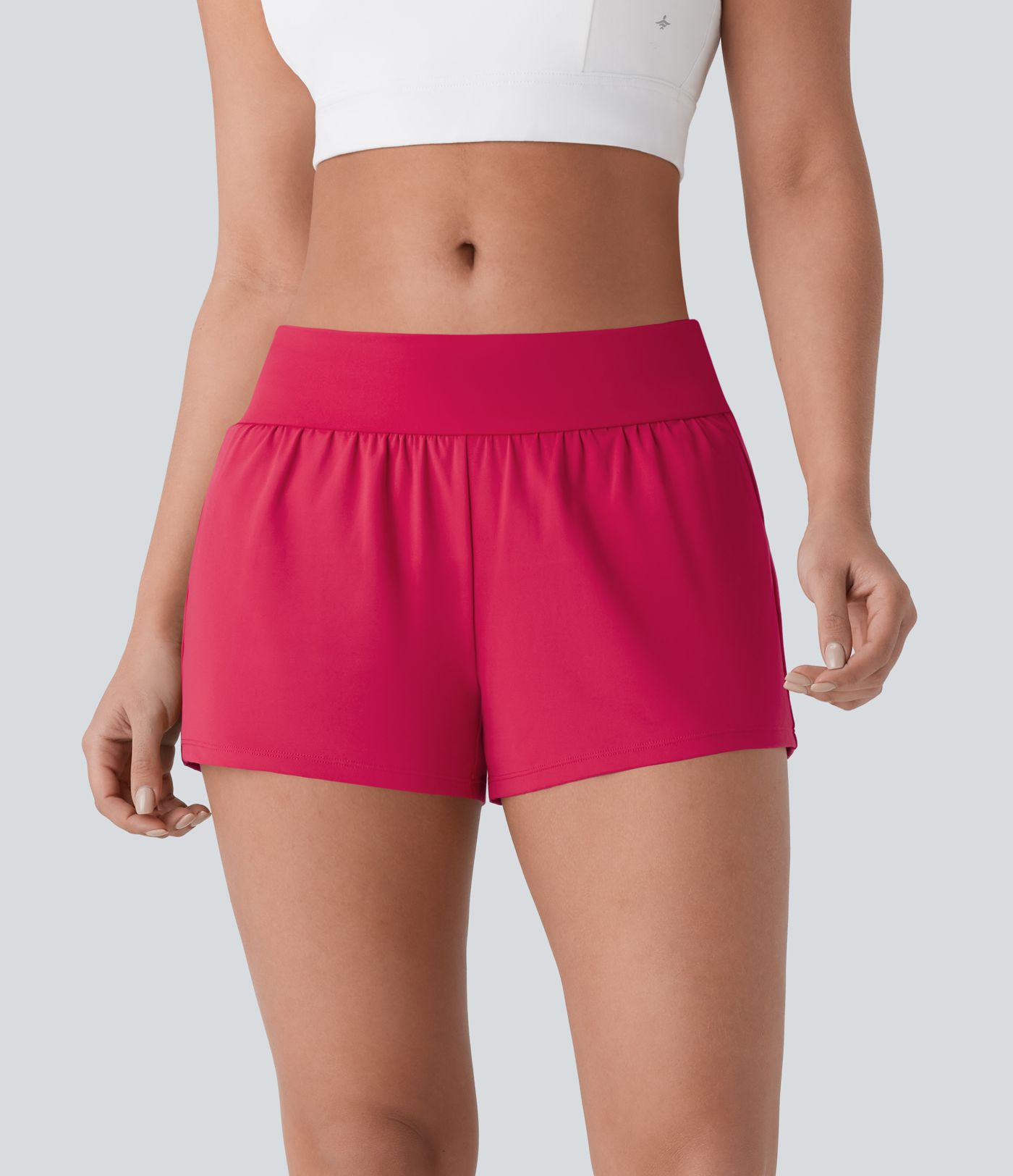 SoftlyZero™ Airy Low Rise Cool Touch Shorts 3'' with Pockets