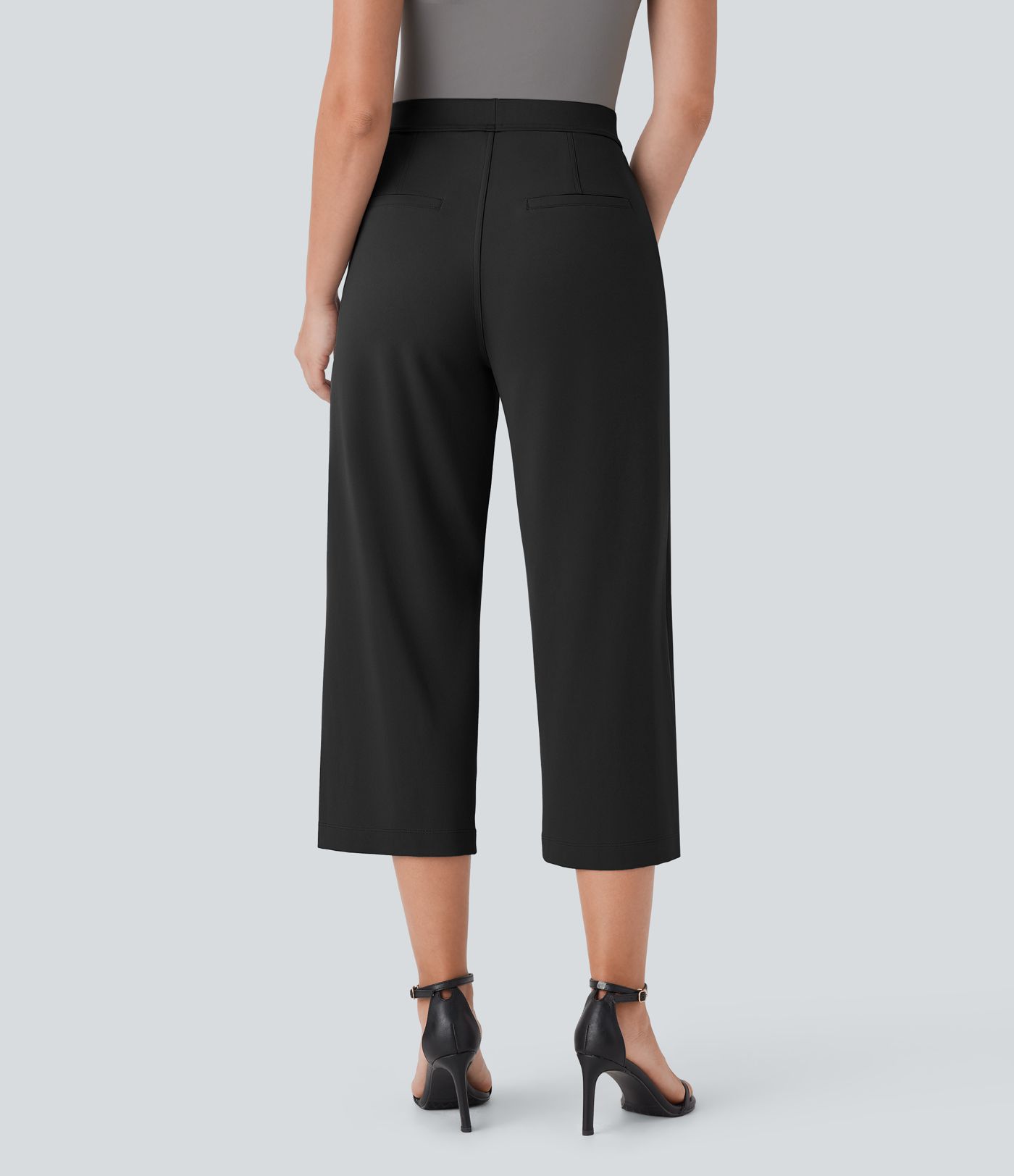 Halara Flex™ DayStretch High Waisted Side Pocket Straight Leg Capri Work Pants
