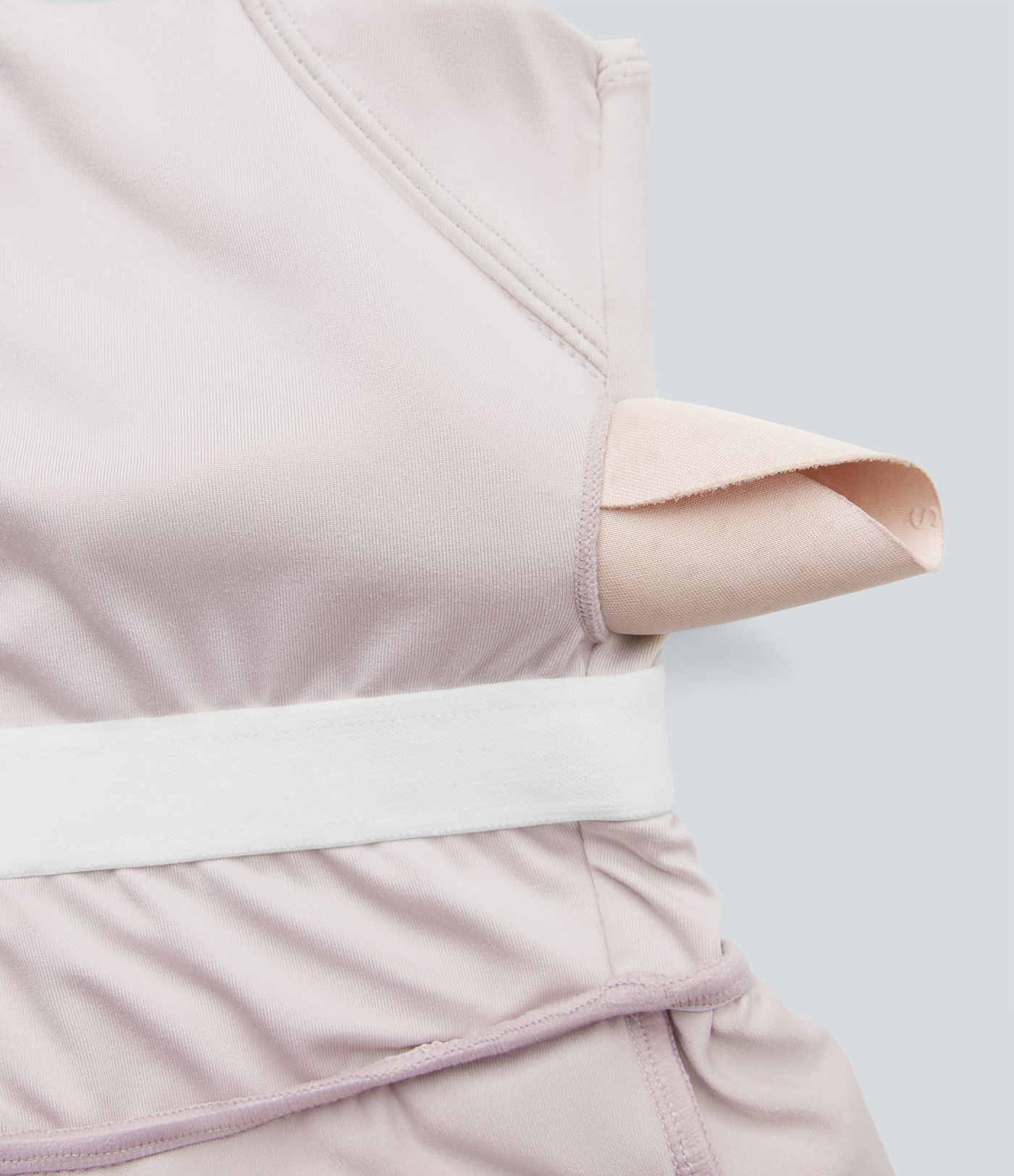 Square Neck Sleeveless Ruched Side Pocket Bridesmaid and Wedding Guest Jumpsuit