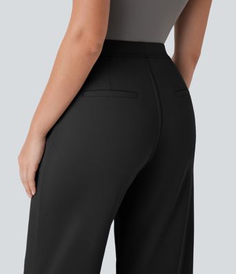 Halara Flex™ DayStretch High Waisted Side Pocket Straight Leg Capri Work Pants