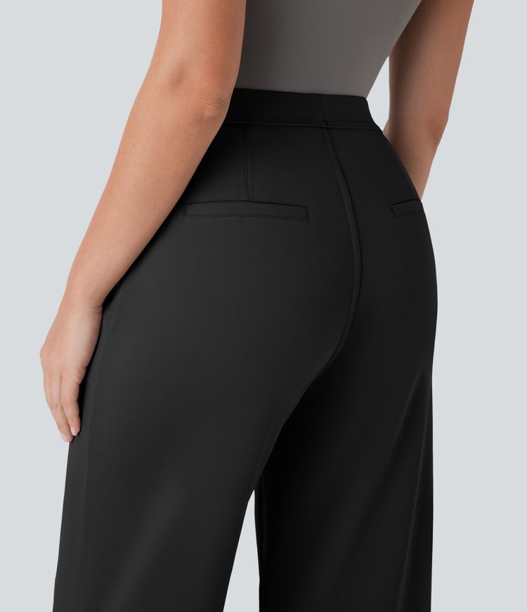 Halara Flex™ DayStretch High Waisted Side Pocket Straight Leg Capri Work Pants