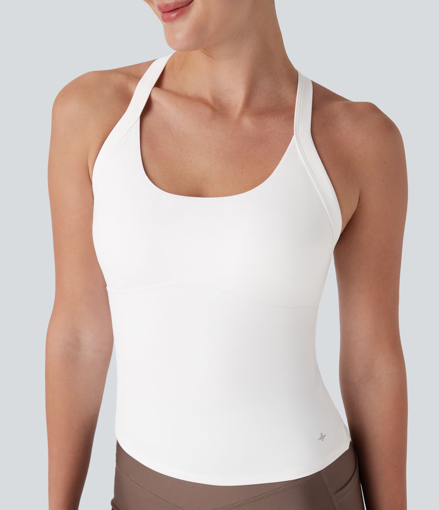 SoftlyZero™ Plush Cut Out Yoga Tank Top A-C Cups