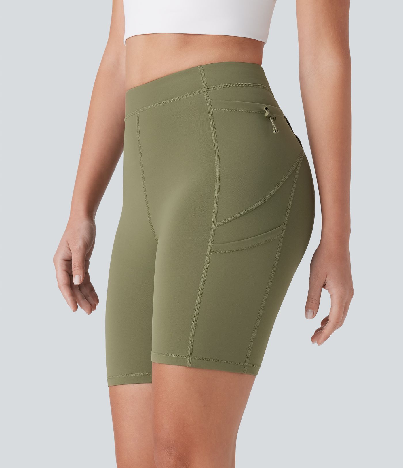 Pantalón corto SpeedWave™ ciclismo correr secado rápido múltiple bolsillo tiro alto 17.5cm