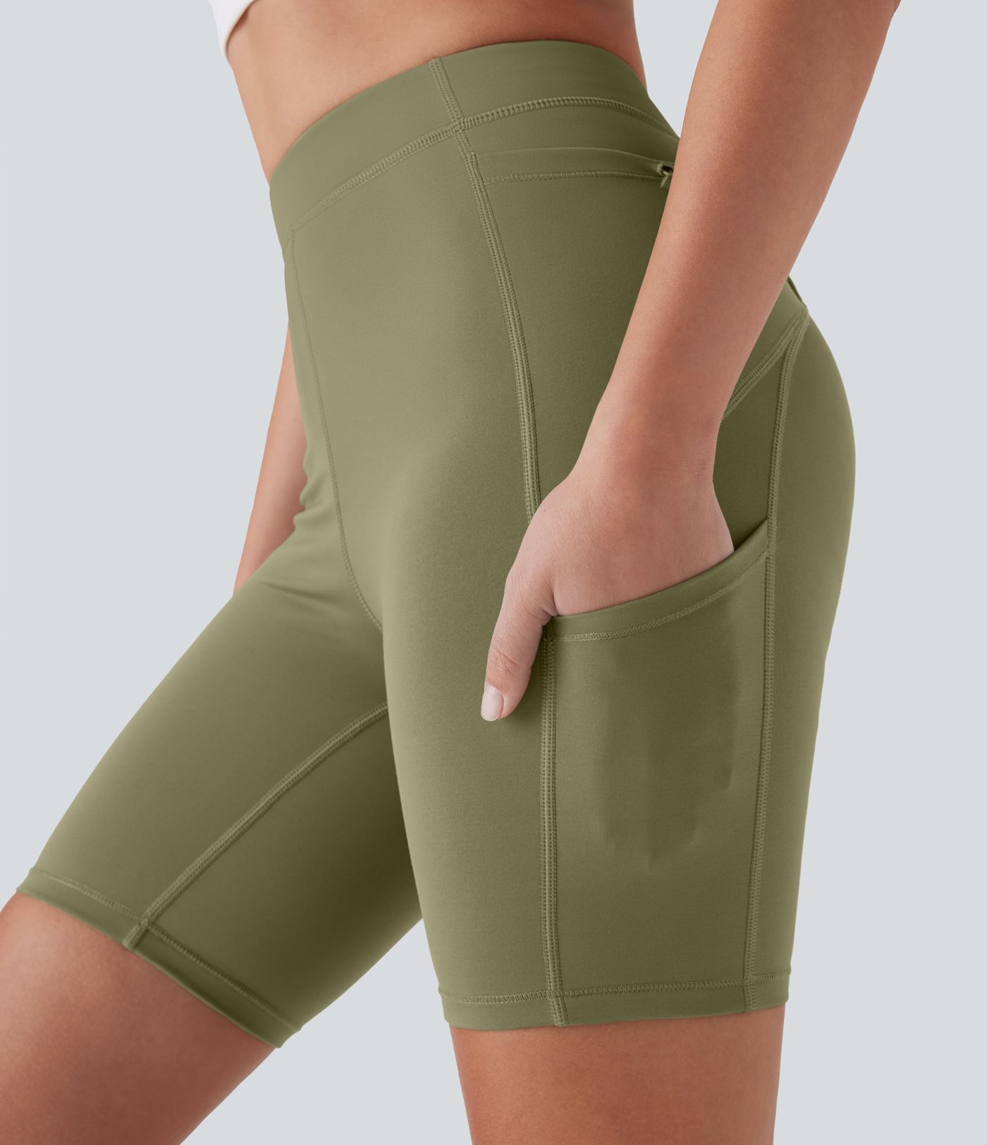 Pantalón corto SpeedWave™ ciclismo correr secado rápido múltiple bolsillo tiro alto 17.5cm