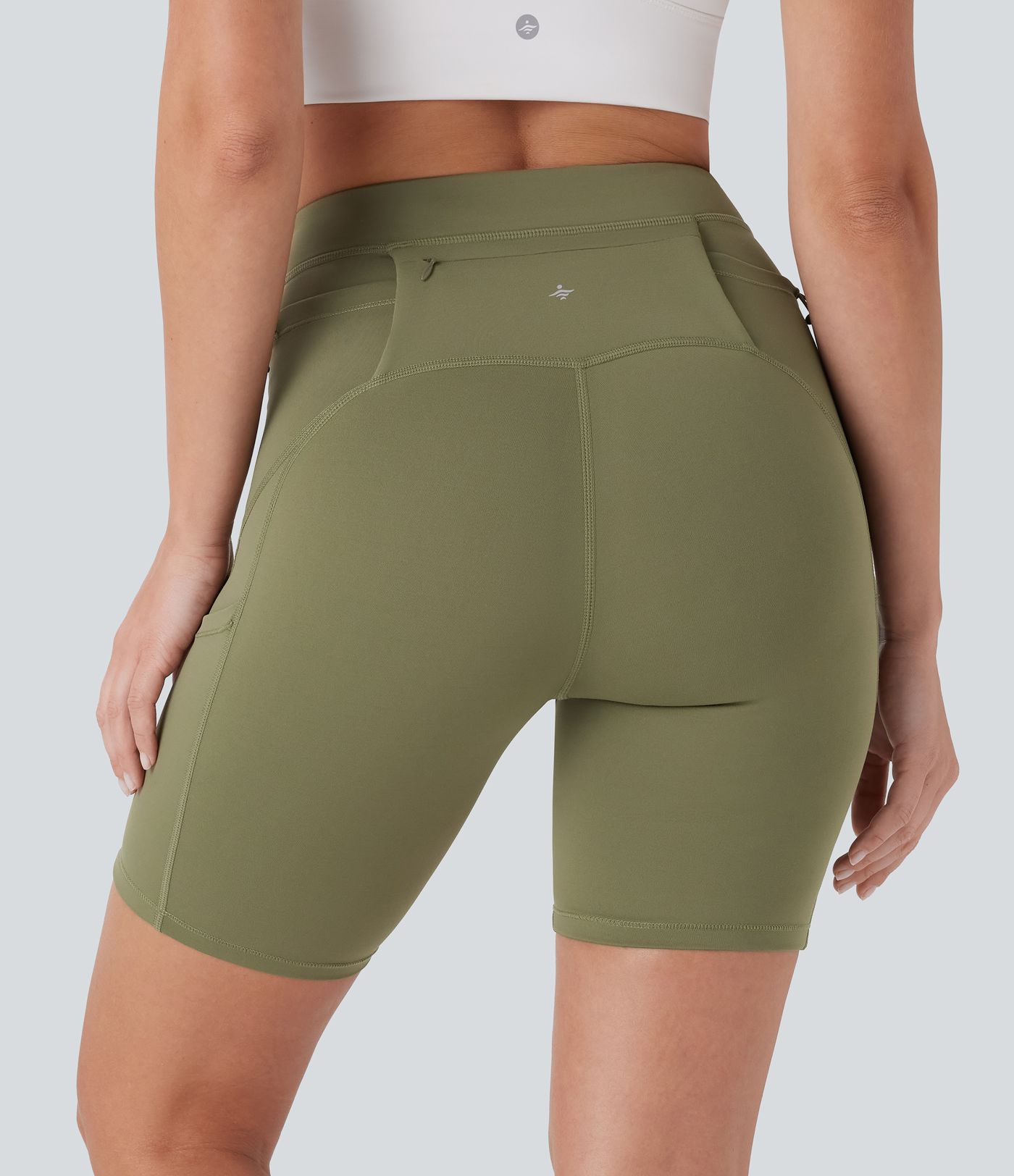 Pantalón corto SpeedWave™ ciclismo correr secado rápido múltiple bolsillo tiro alto 17.5cm