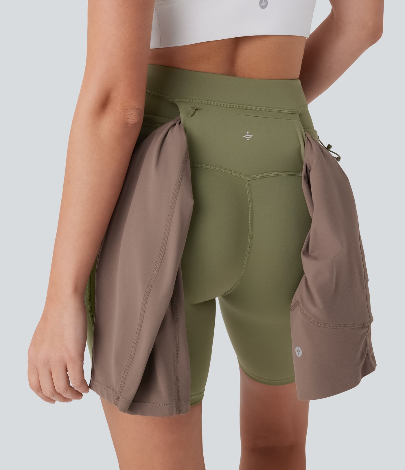 Pantalón corto SpeedWave™ ciclismo correr secado rápido múltiple bolsillo tiro alto 17.5cm