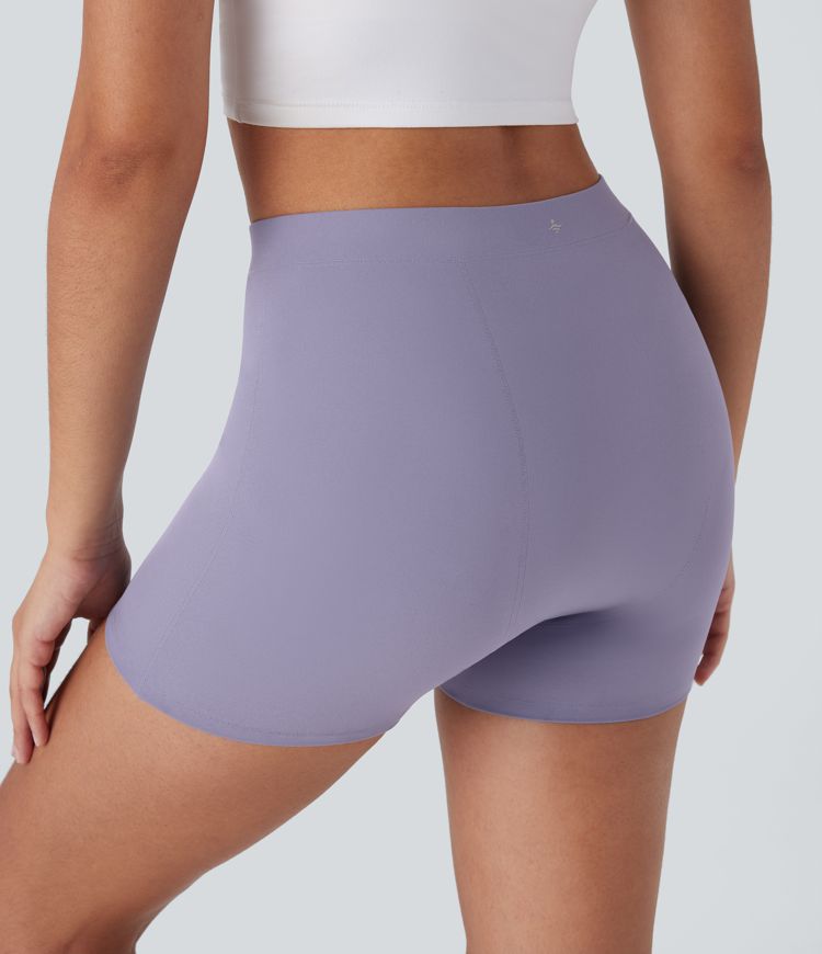 Halara UltraSculpt™ Mid Rise Yoga Leak Protection Biker Shorts 4''