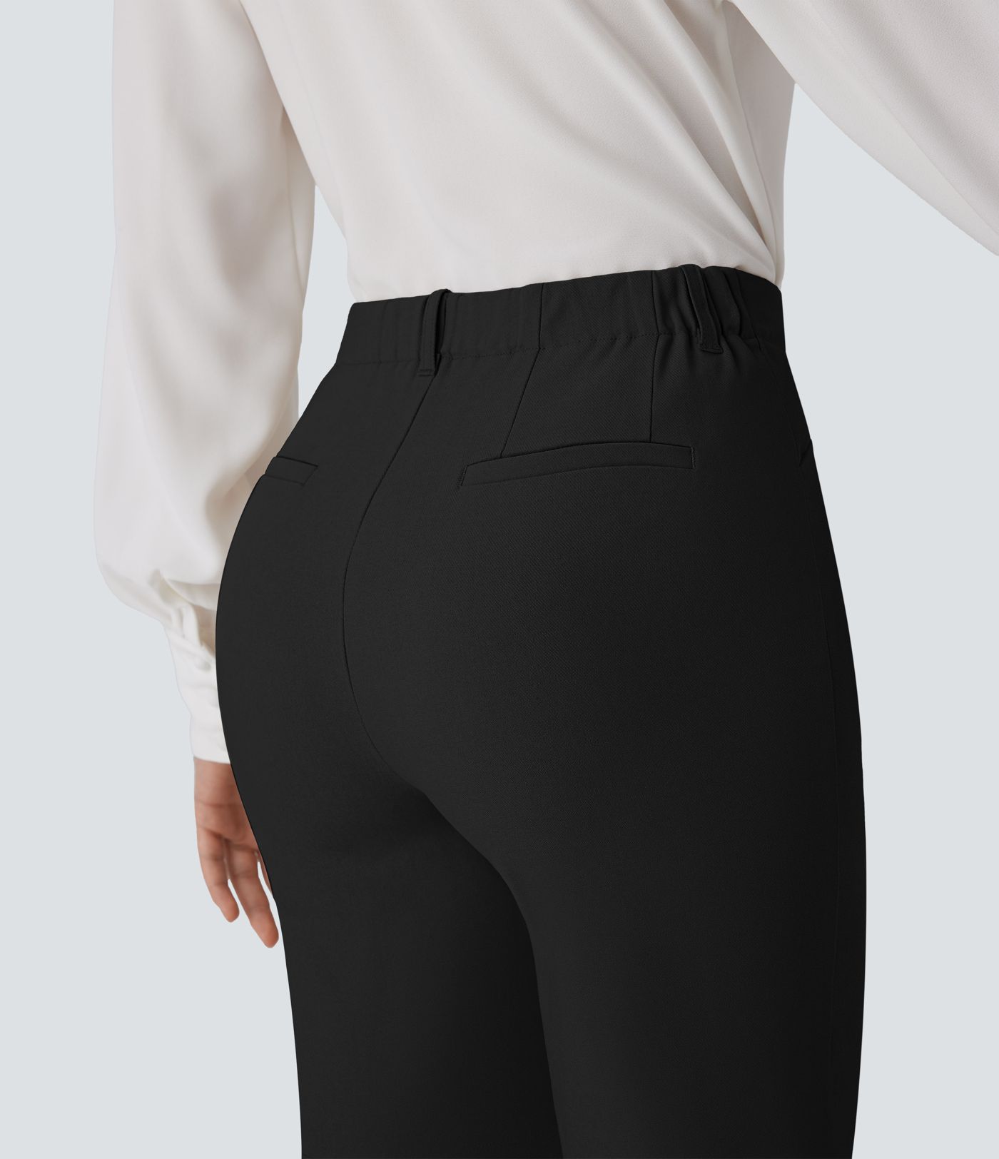 Pantalones Cortos de Trabajo con Bolsillo de Cremallera de Altura Media 9"