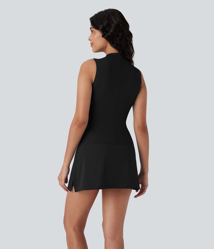 Softlyzero™ QuickDry - 2-in-1 Golf-Set mit Seitentaschen, Bauchkontrolle, abgerundetem Saum, Schlitz und Golf-Tee-Taschen