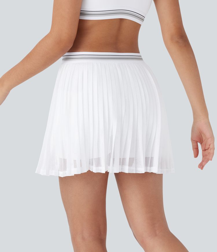 Mini-maillot de tennis pliable en queue de cheval avec coussinets colorés, sac 2 en 1 et coupe-vent, rangement rapide