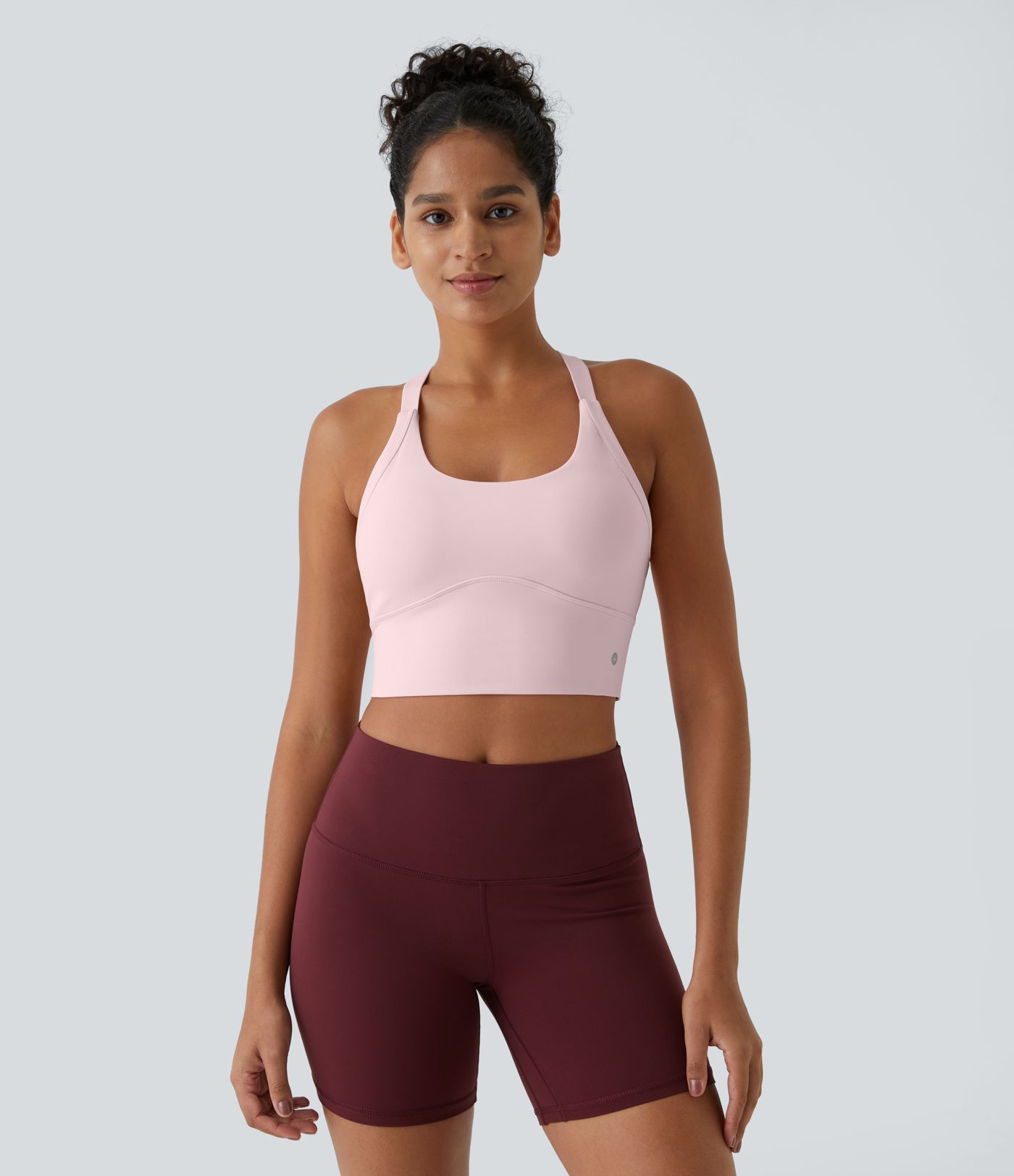 SoftlyZero™ Plush Cut Out Cropped Yoga Tank Top A-C Cups