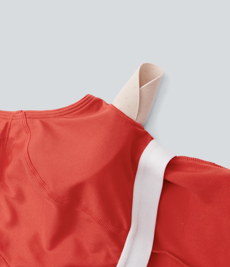 SoftlyZero™ QuickDry Polo Neck Sleeveless Pleated Hem Mini Tennis Active Dress